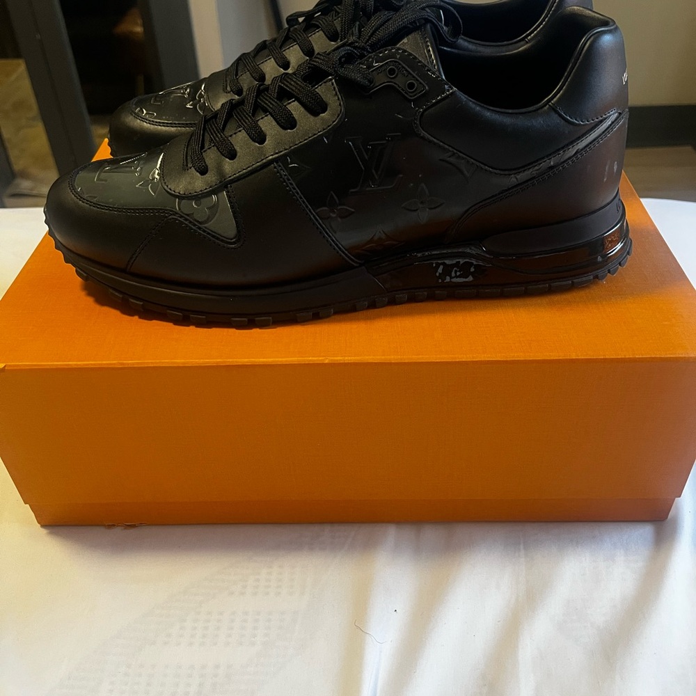 Louis Vuitton Men's Black Monogram Sneakers Runaway Sneakers - Picture 3 of 9